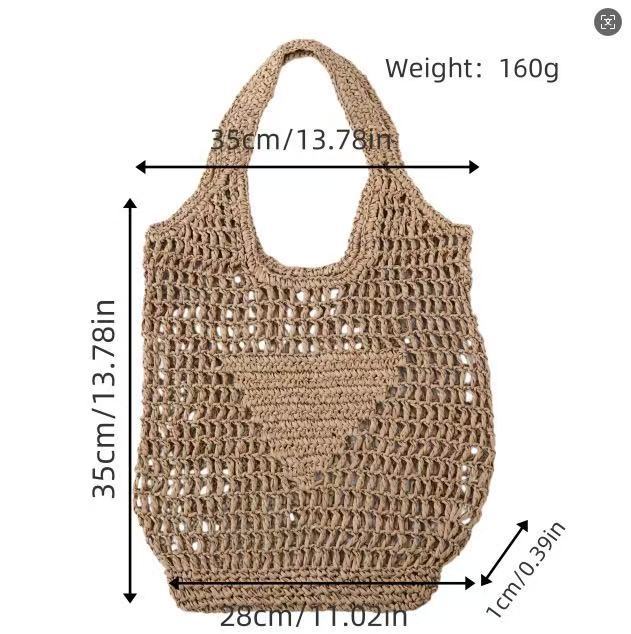Hand-knotted net tote bag LoungeYard — product view 6