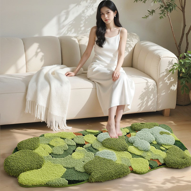 Plush Landscape Design Bath Rug — product view 5