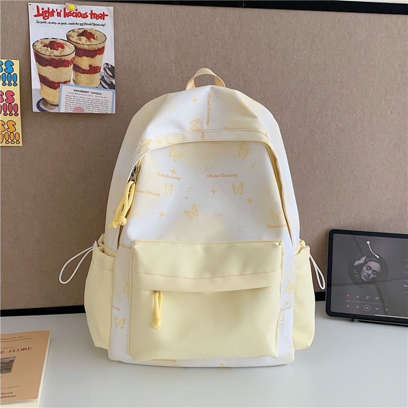 Butterfly Print Backpack LoungeYard — product view 6
