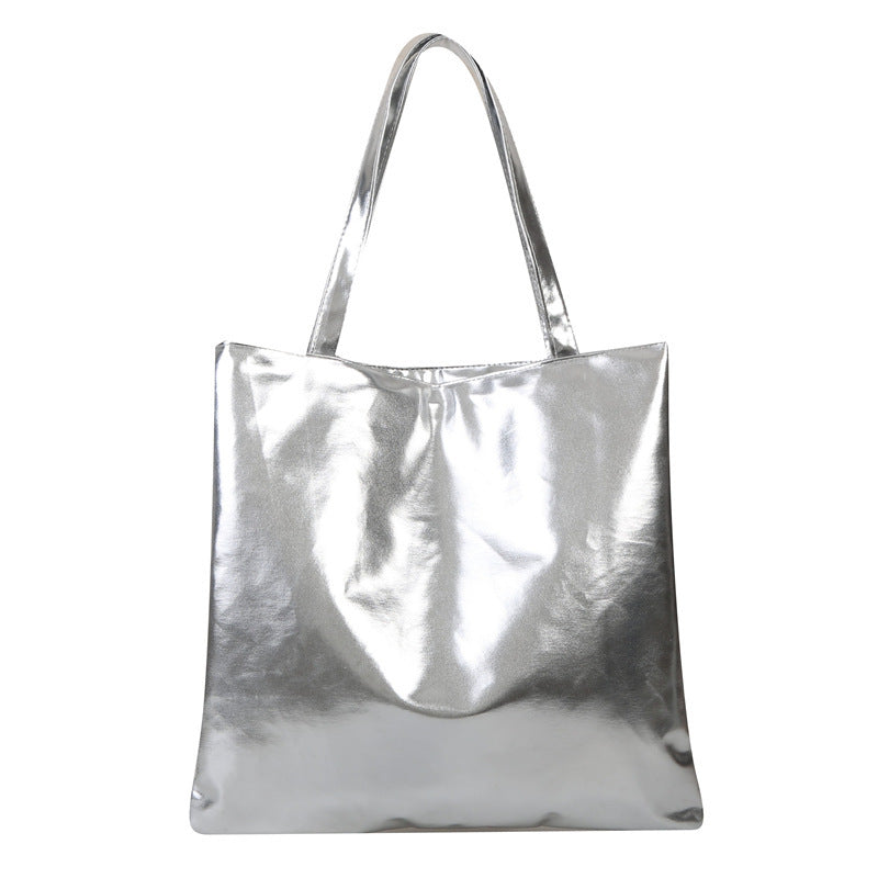 Glossy Metallic Tote Bag — product view 6