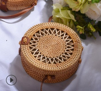 Women Handmade Basket Bag LoungeYard — product view 6