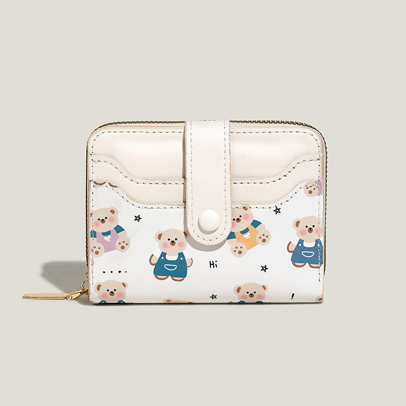 Playful Bear-Themed Zip Wallet — product view 2