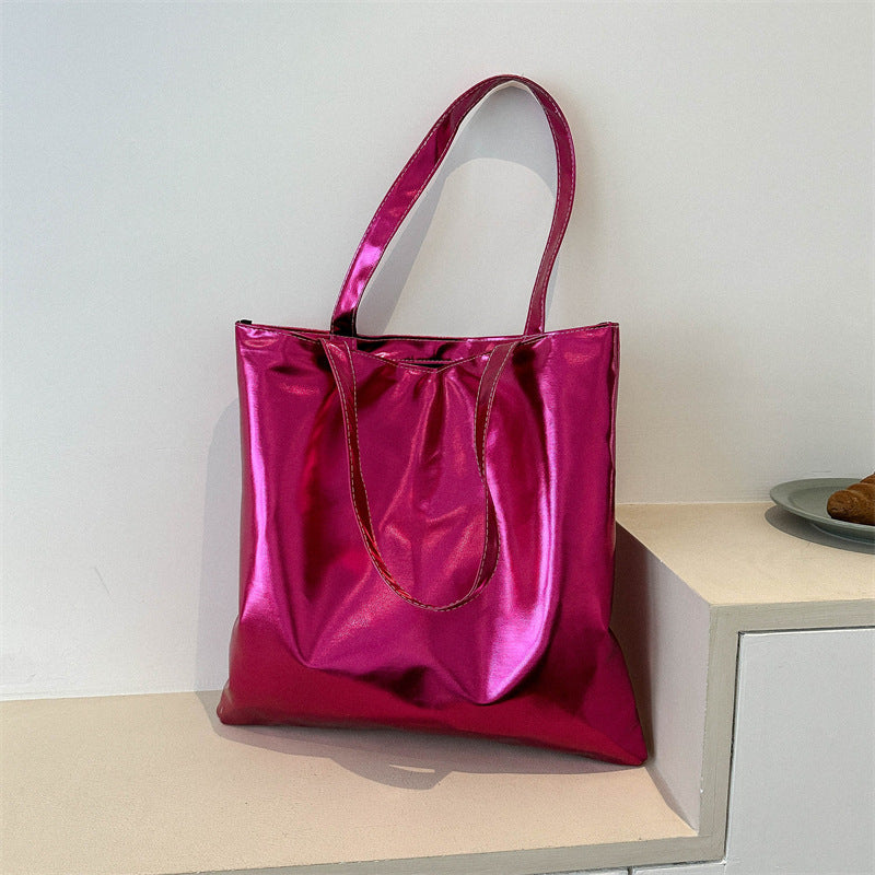 Glossy Metallic Tote Bag — product view 7