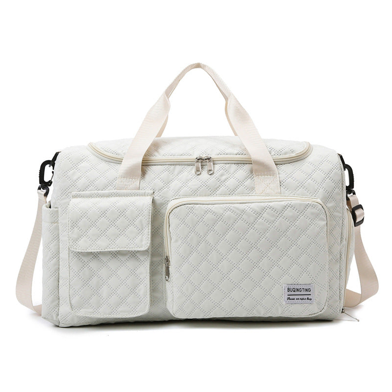 Multifunctional Sports Duffel Bag With Integrated Organizer Pockets LoungeYard — product view 4
