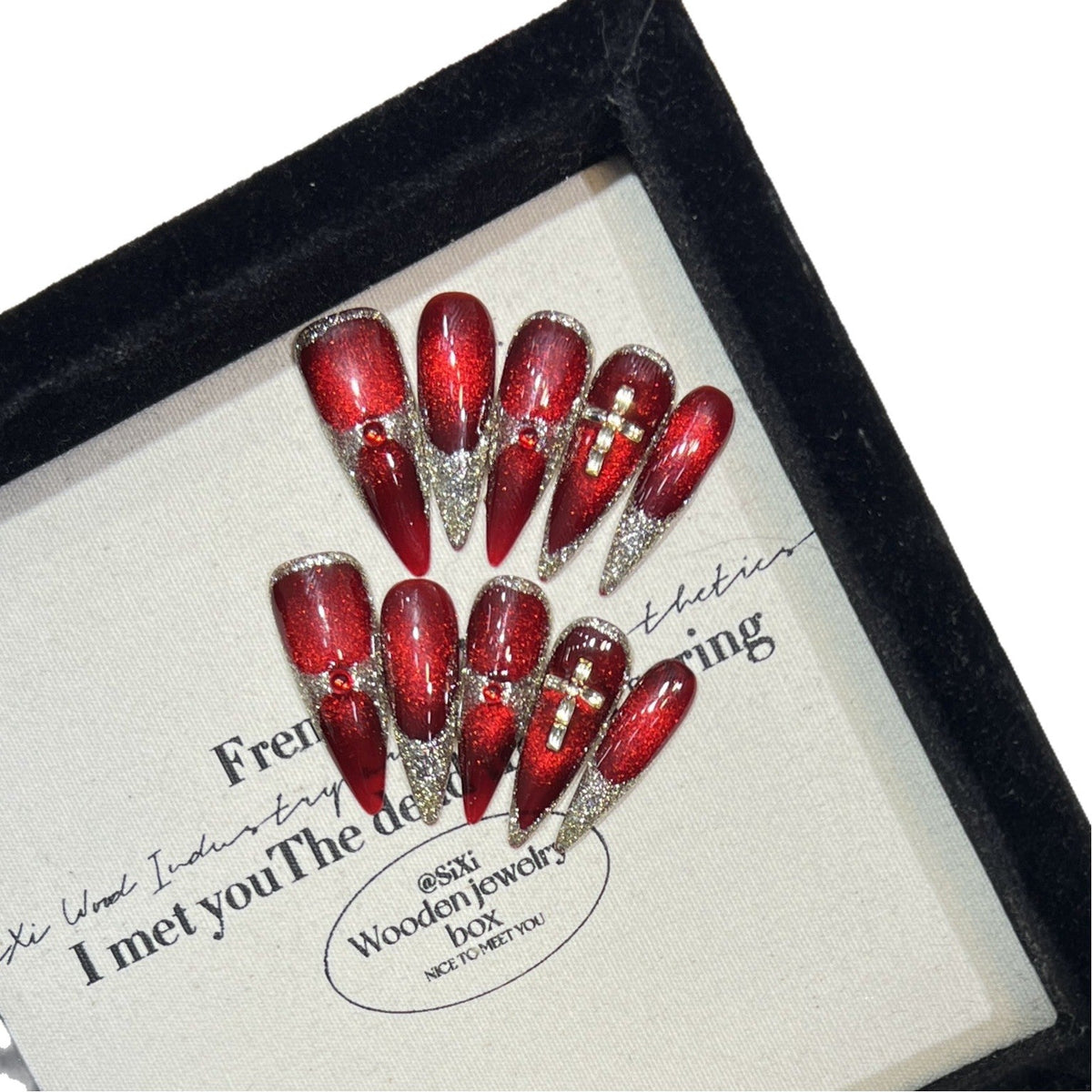 Glamorous Stiletto Press-On Nail Set — product view 4