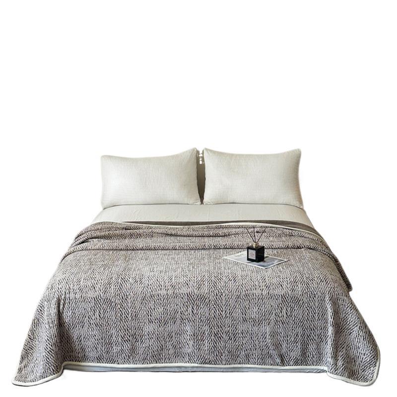 Textured Knit Fleece Blanket LoungeYard — product view 4