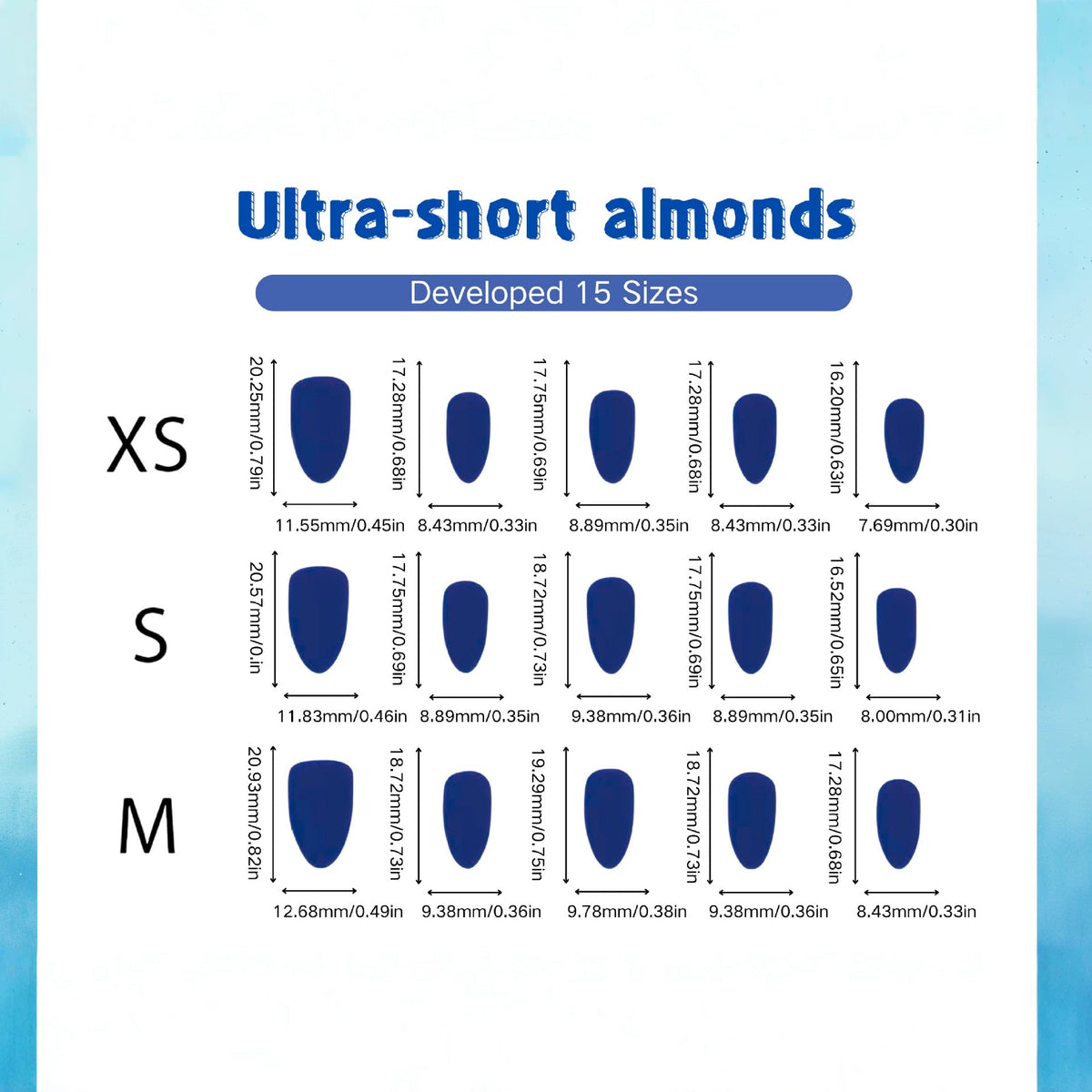 Elegant Press-On Nail Set with Artistic Design — product view 4