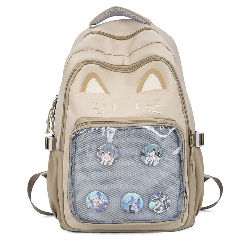 Cat-Ear Design Backpack LoungeYard — product view 3