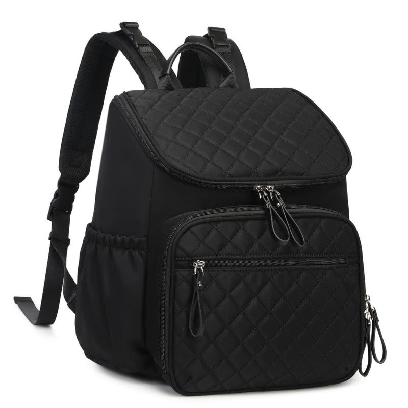 Quilted Multi-Pocket Backpack LoungeYard — product view 6