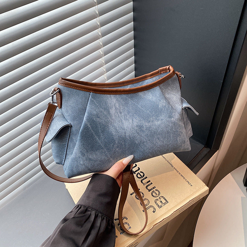 WoStylish Denim Bucket Bag LoungeYard — product view 4