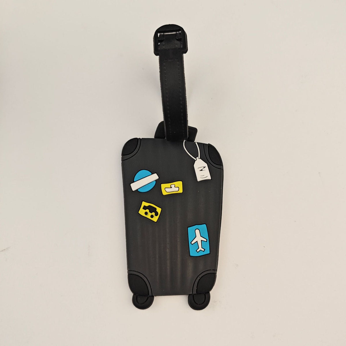 Unisex luggage tag in playful suitcase design LoungeYard — product view 6