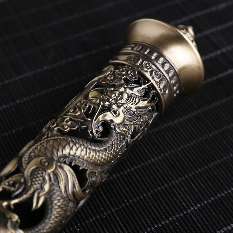 Incense Holder with Intricate Dragon Design Bowlift — product view 2