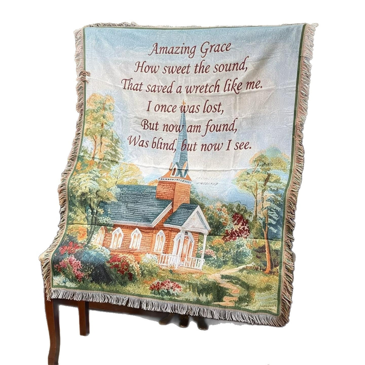 Inspirational Tapestry Throw Blanket — product view 5