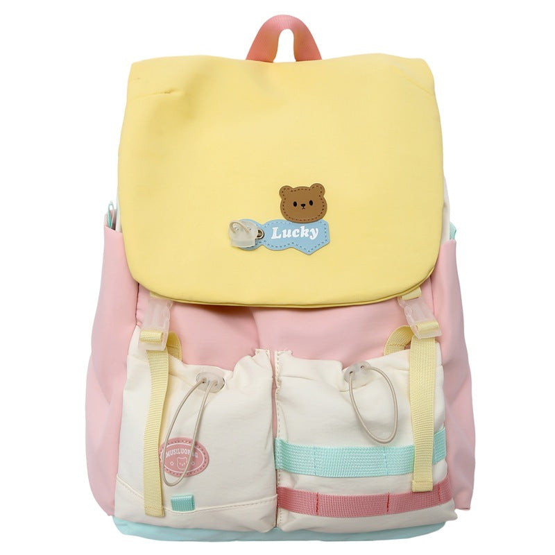 Playful Multi-Pocket Back-to-School Backpack LoungeYard — product view 5