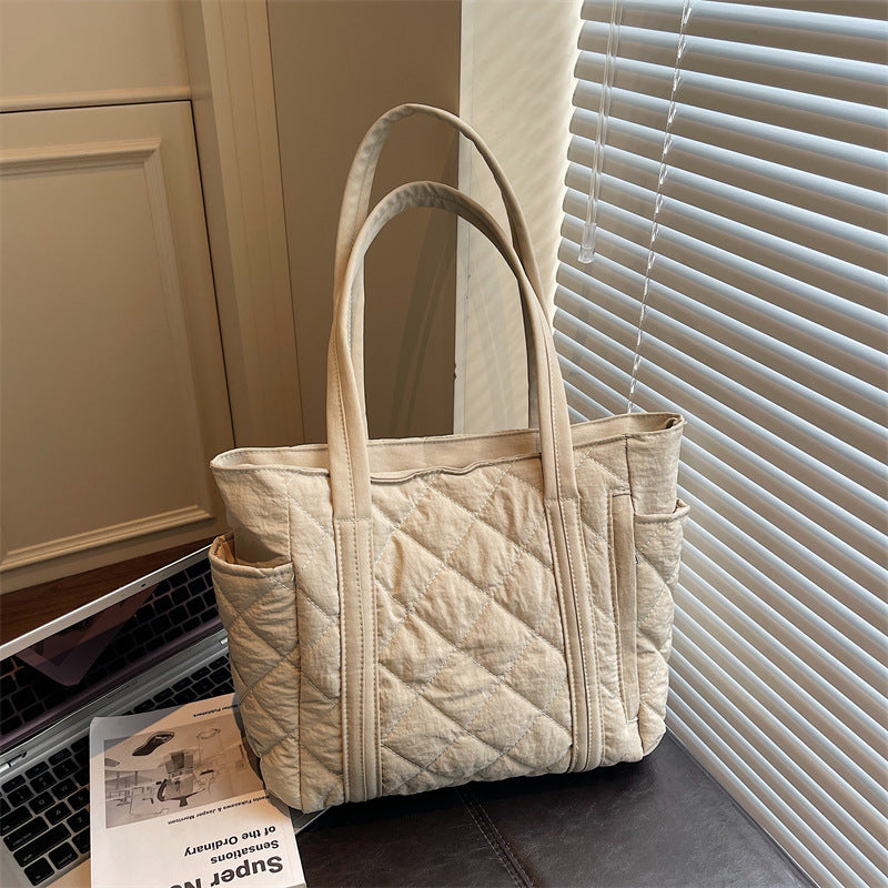 Quilted Functional Utility Tote — product view 6