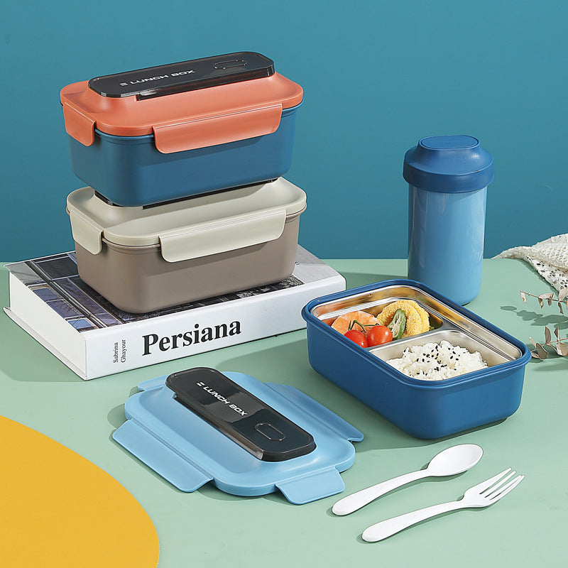 Versatile Leak-Proof Bento Lunch Box with Built-In Utensil Set — product view 2