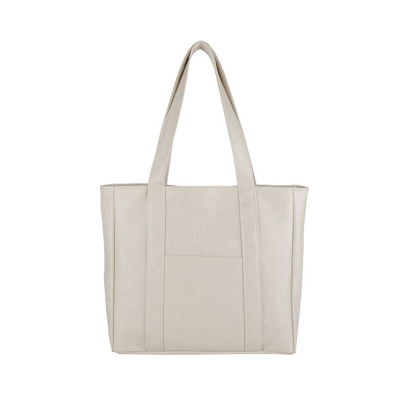 Classic Faux Leather Tote Bag LoungeYard — product view 6