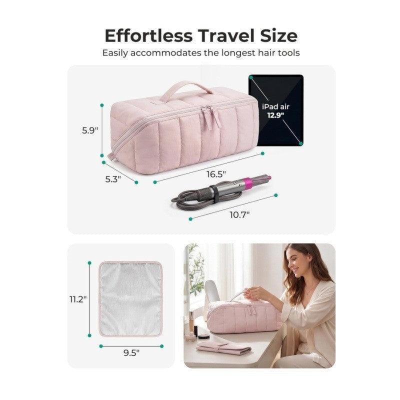 Padded cosmetic bag with organizer LoungeYard — product view 2