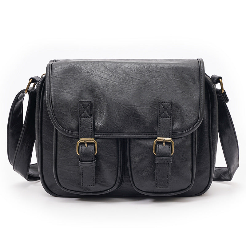 Stylish shoulder bag with practical outer pockets LoungeYard — product view 6