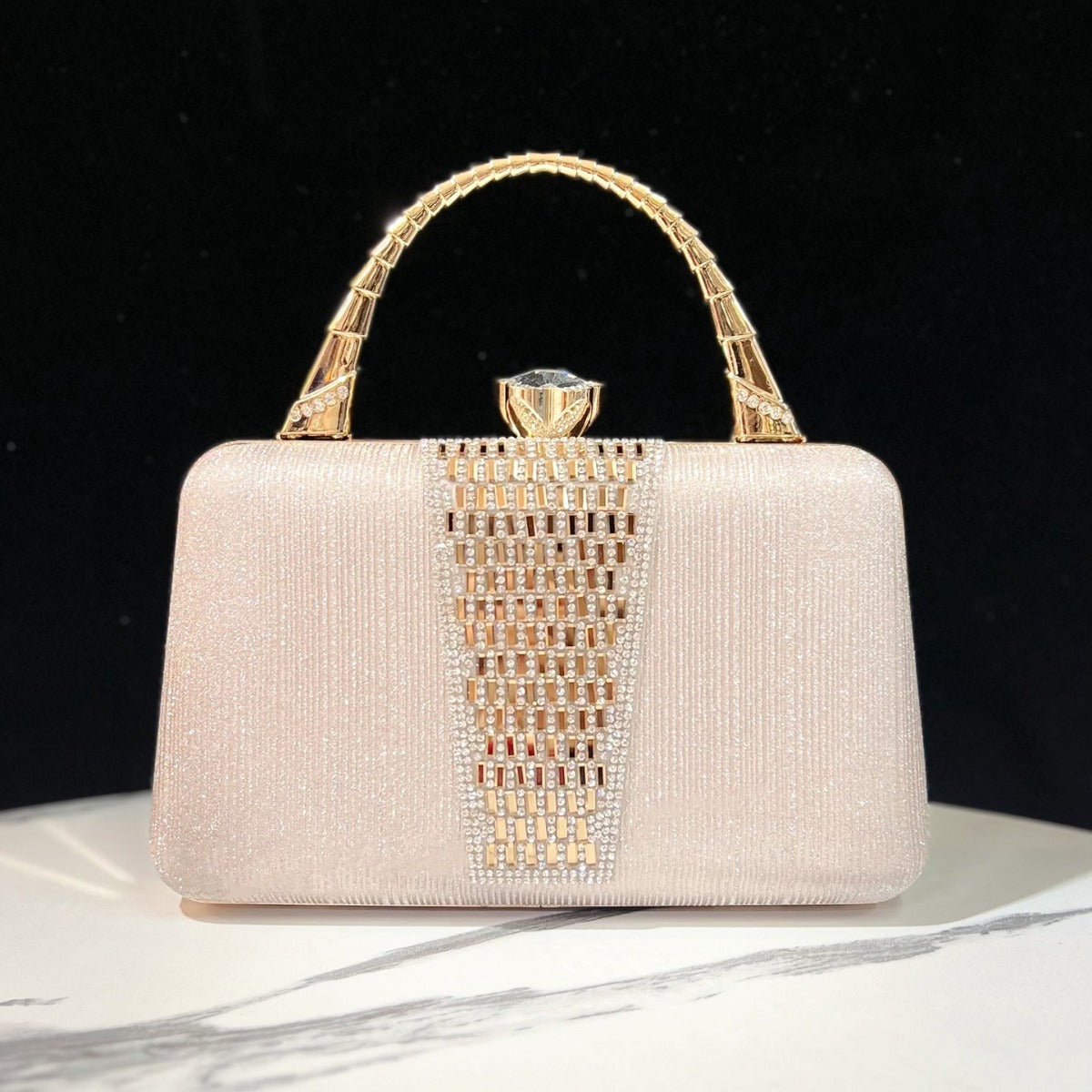 Sparkling Crystal-Embellished Handbag — product view 1