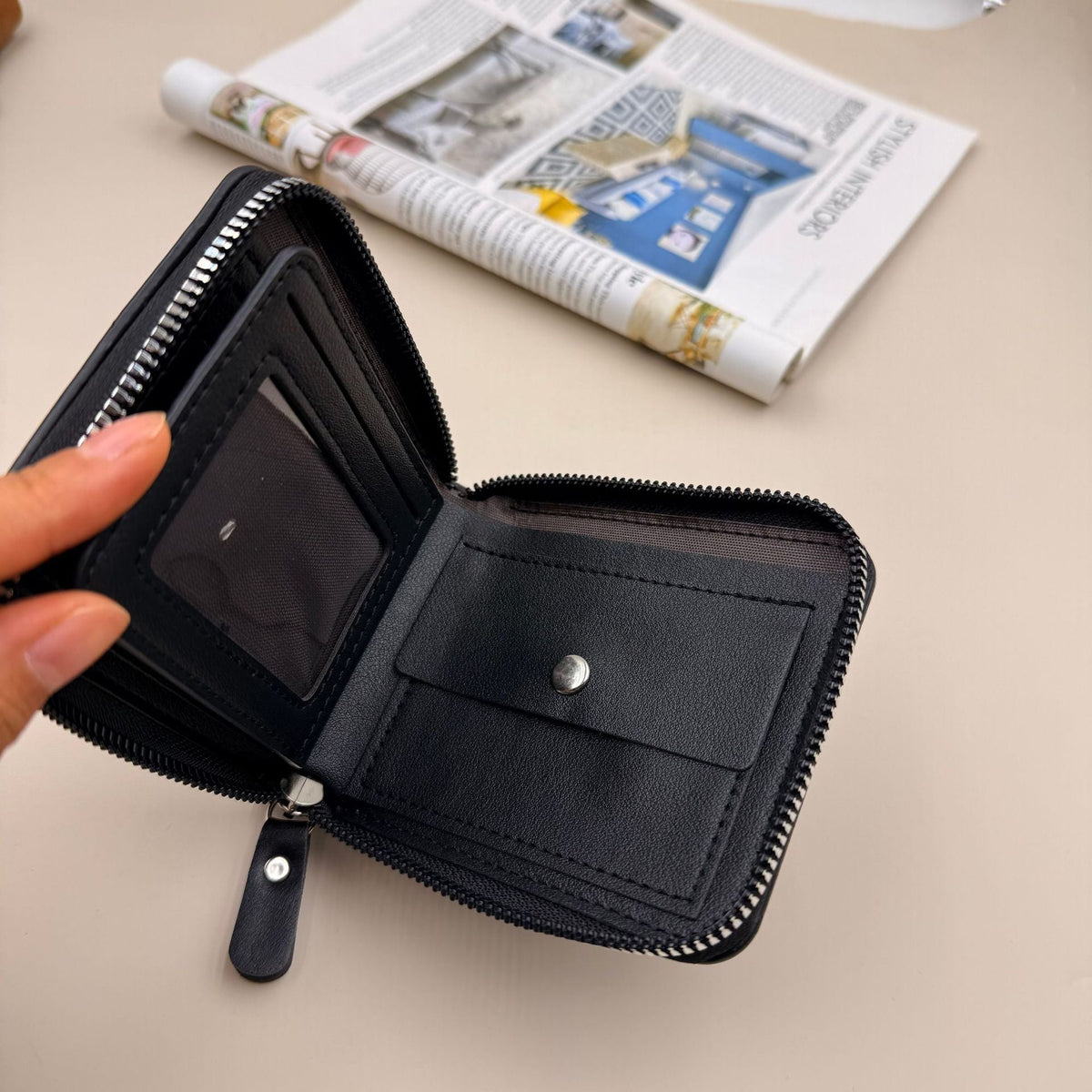 Leather Zip Wallet — product view 7