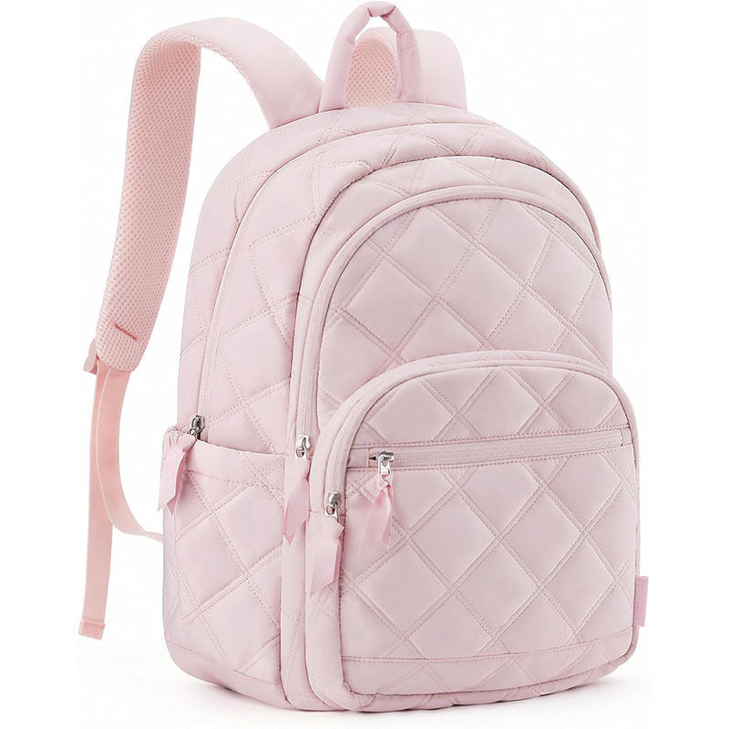 Quilted Backpack with Multiple Compartments LoungeYard — product view 6