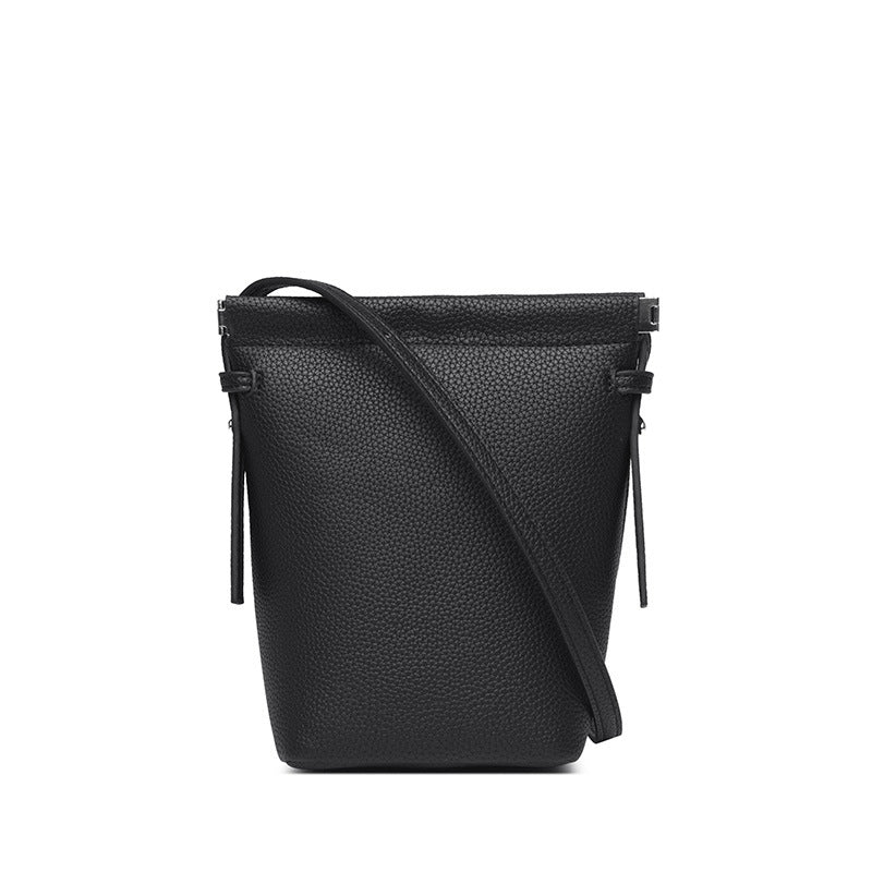 Elegant Textured Bucket Bag LoungeYard — product view 7