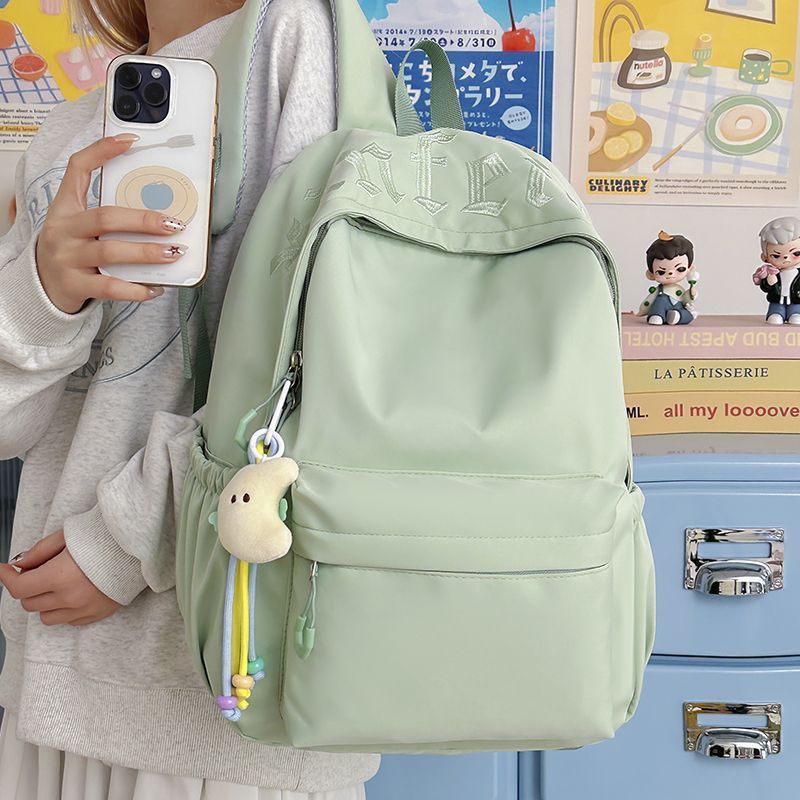 Fashionable backpack with removable charms LoungeYard — product view 3