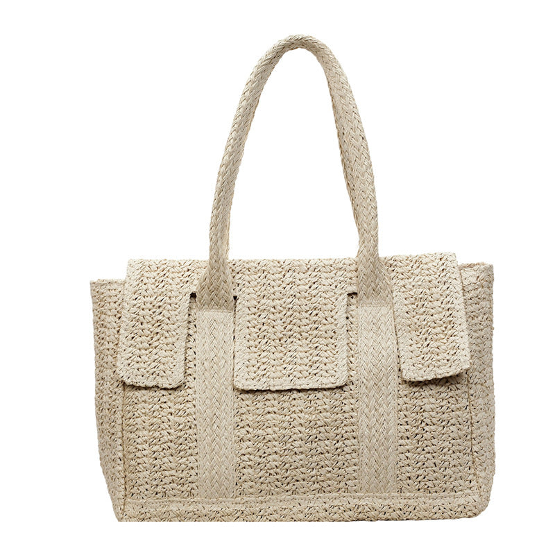 Large Handwoven Shopping Bag LoungeYard — product view 7