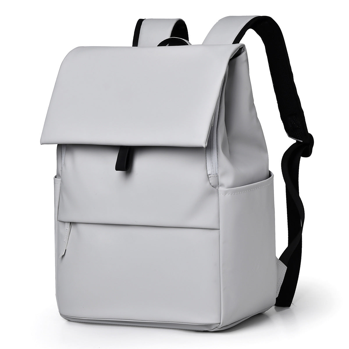 High-quality backpack with innovative roll closure and practical outer pockets LoungeYard — product view 4