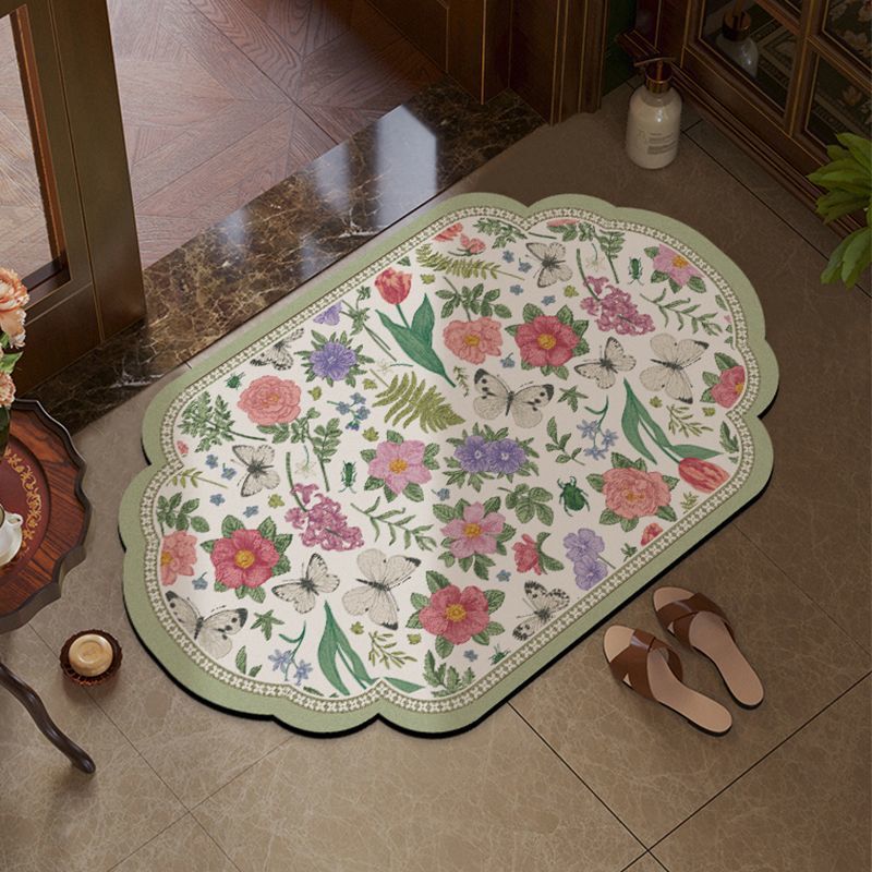 Floral Decorative Bath Mat LoungeYard — product view 7