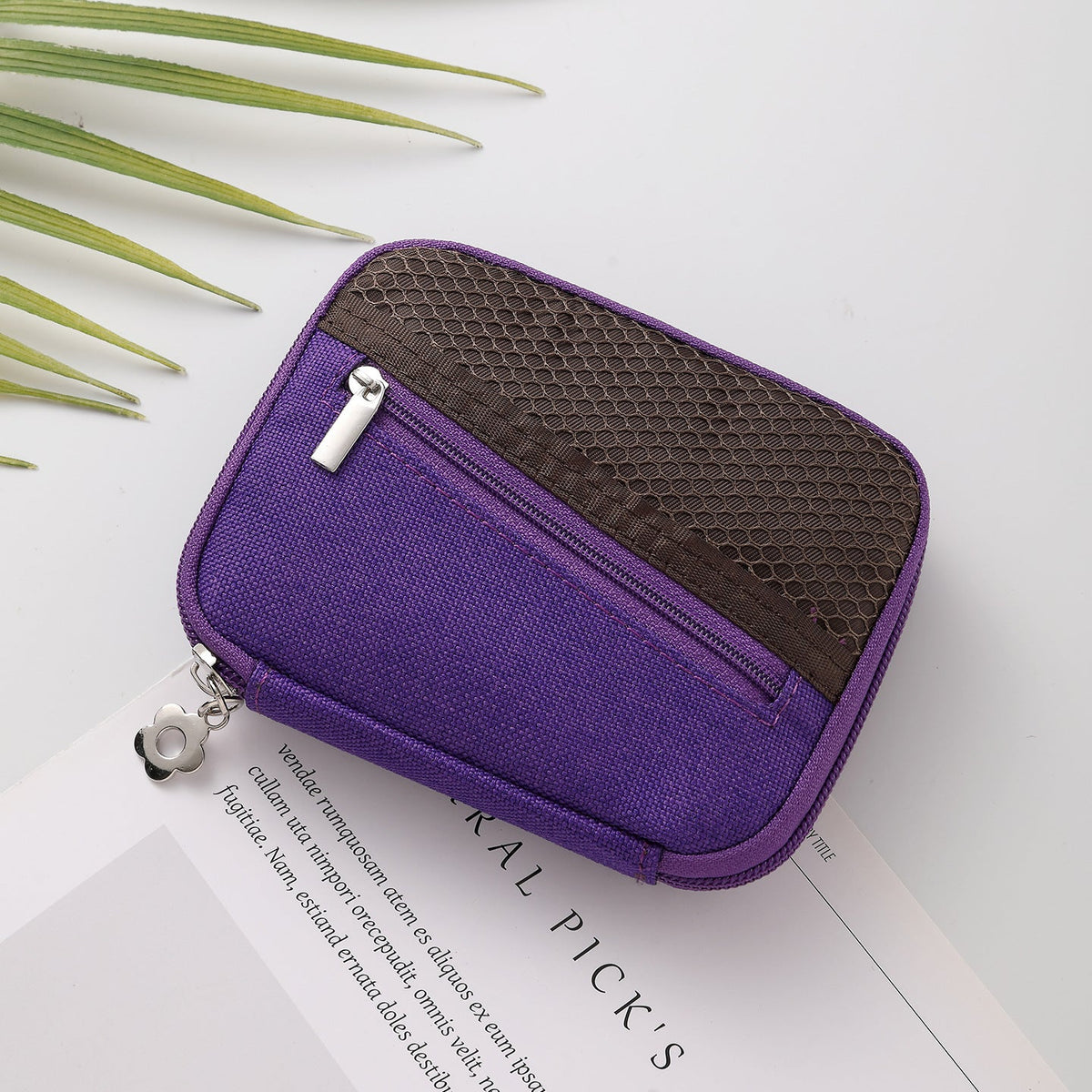Compact Zippered Accessory Case — product view 1