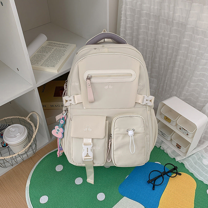 Multi-Pocket Functional Backpack LoungeYard — product view 6