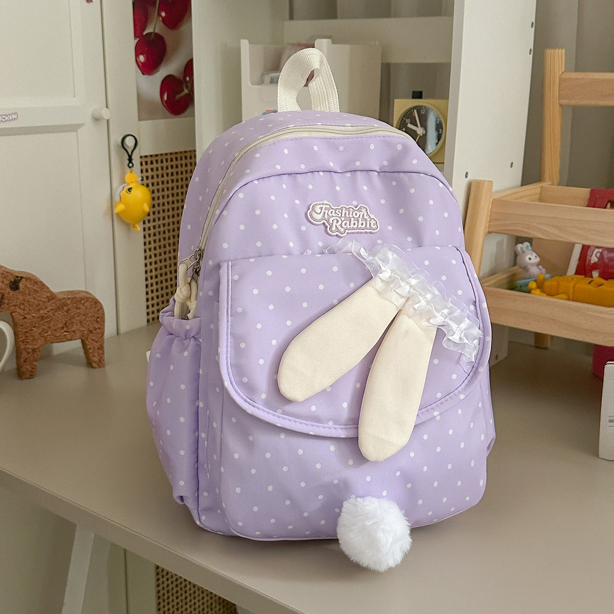 Decorative Bunny-Ear Backpack LoungeYard — product view 6