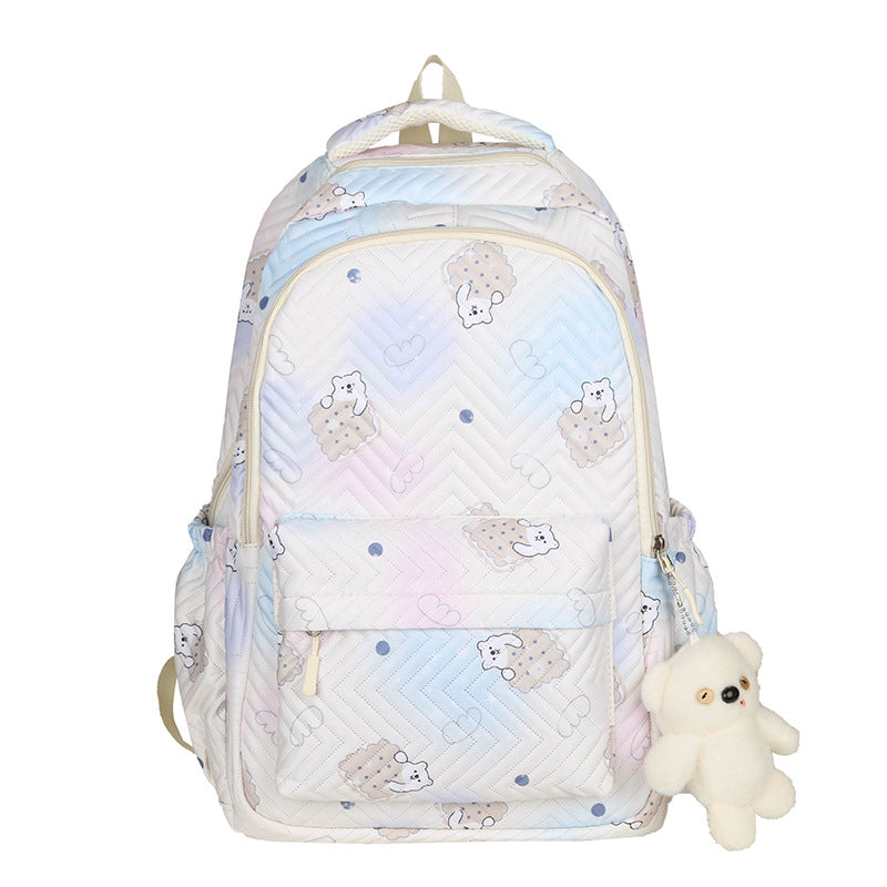 Cute Bear Pattern Backpack — product view 1