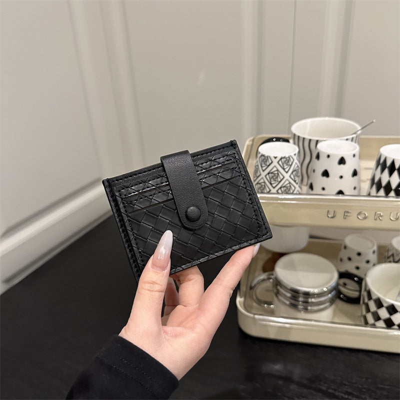 Minimalist Leather Card Holder LoungeYard — product view 3