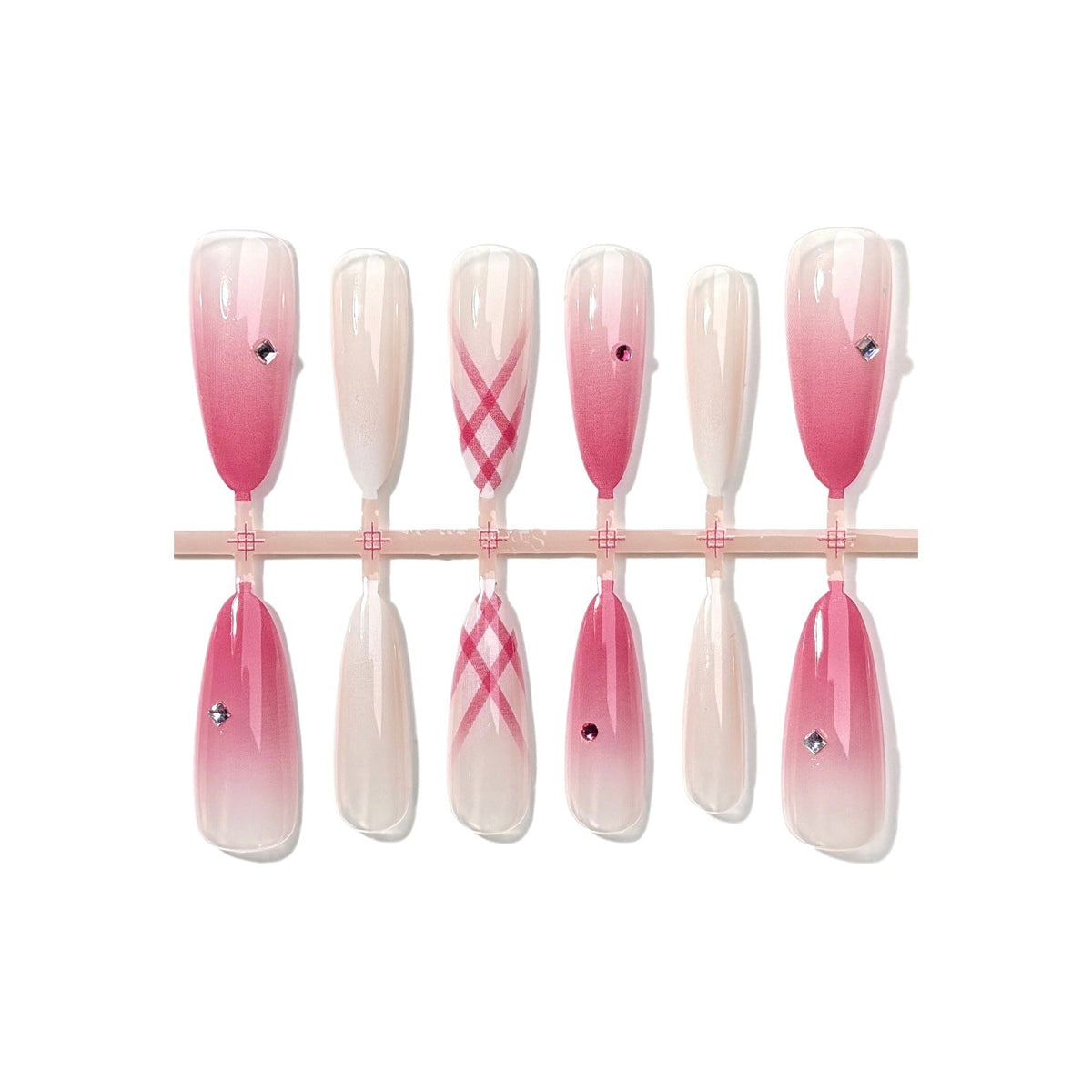 Elegant Ombre Press-On Nail Art Set — product view 4