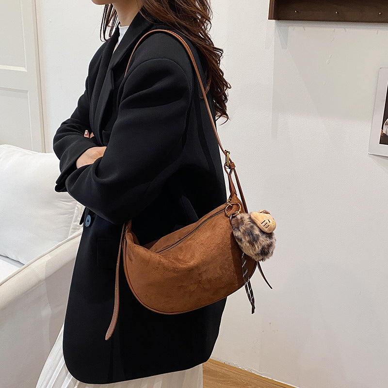Suede Hobo Bag LoungeYard — product view 5