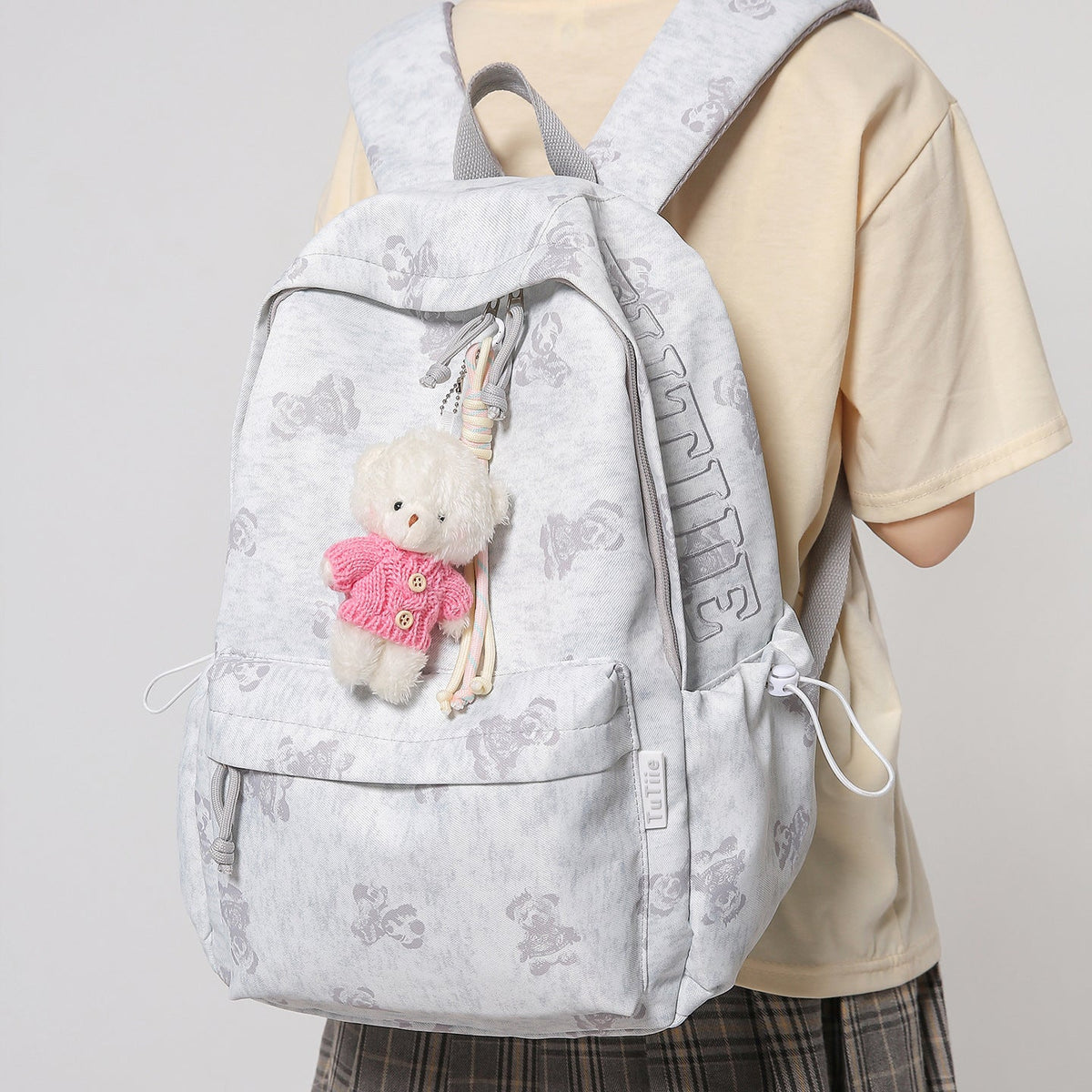 Cute Plush Backpack LoungeYard — product view 3
