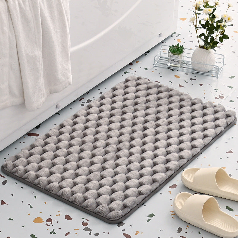 Luxurious Textured Bath Mat Bowlift — product view 1