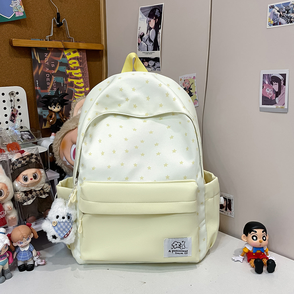 Stylish Star Print Backpack — product view 1