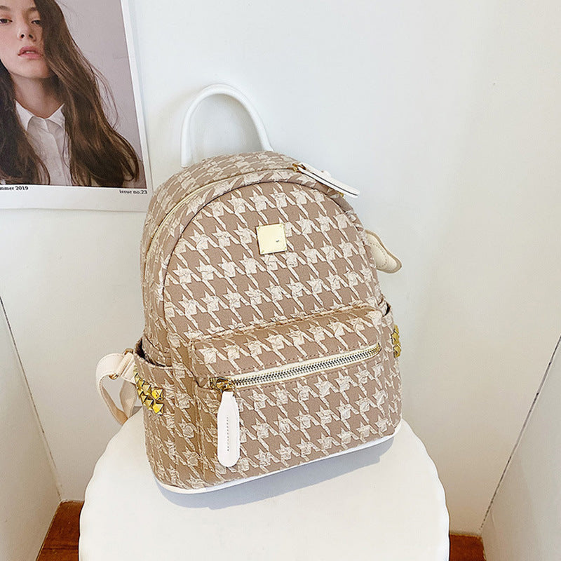 Textured Mini Backpack LoungeYard — product view 4