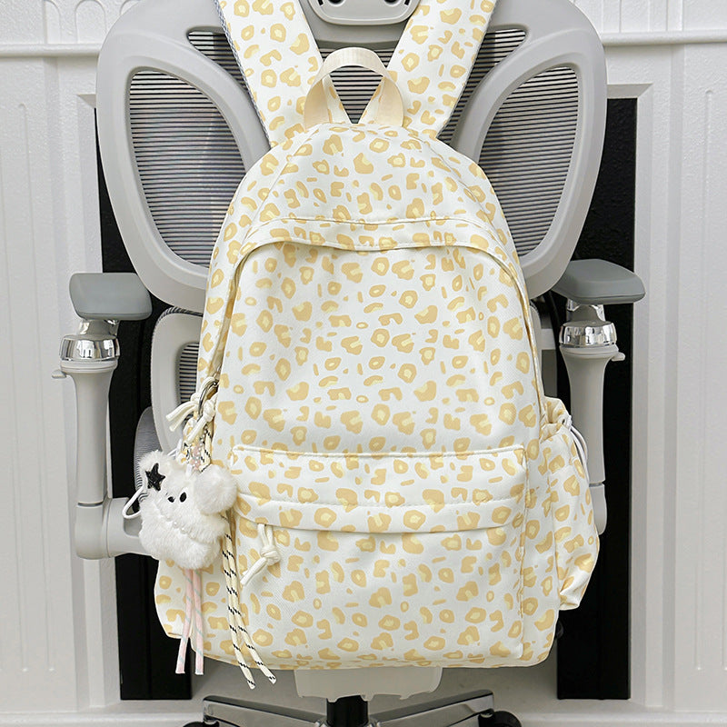 Cute Bunny-Ear Printed Backpack LoungeYard — product view 6