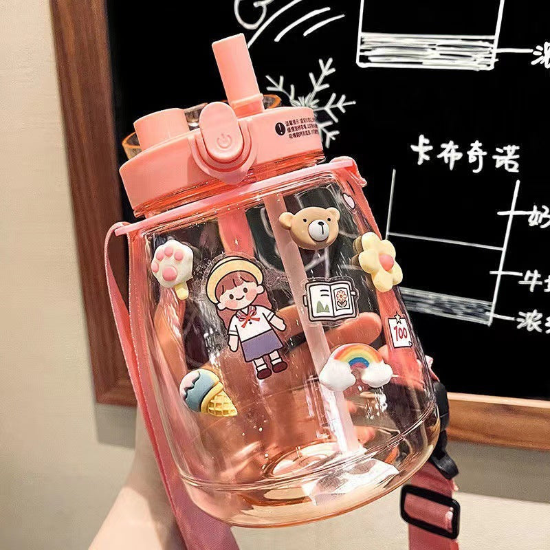 Ladies Playful Design Water Bottle LoungeYard — product view 6