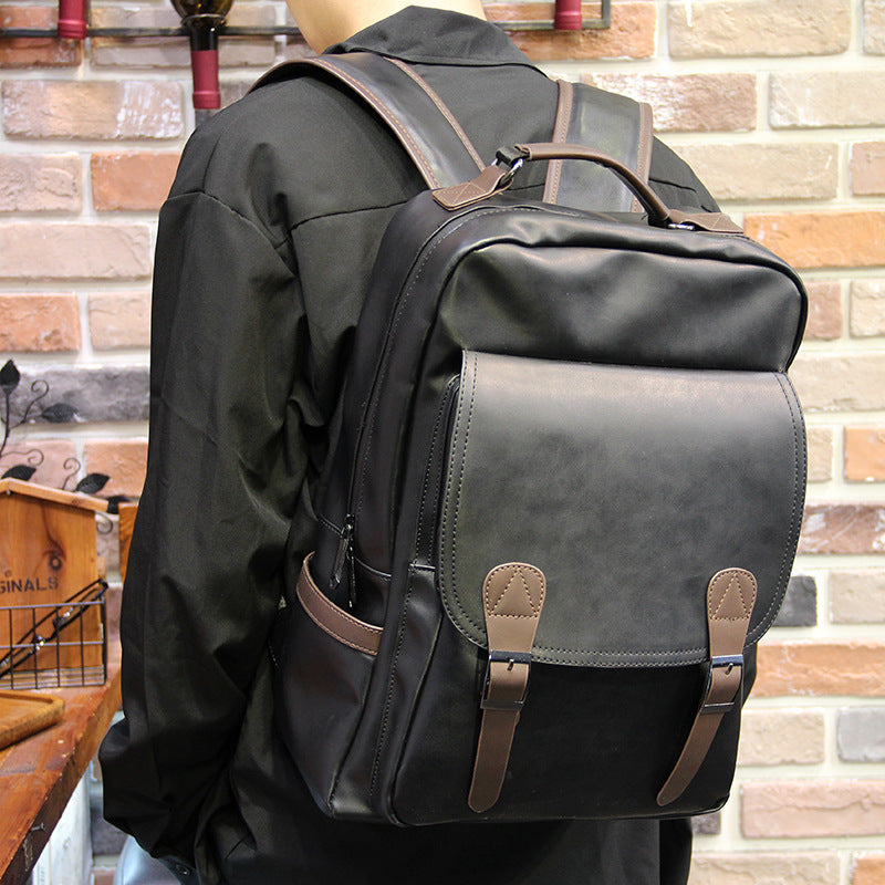 Stylish backpack with reinforced laptop compartment LoungeYard — product view 2