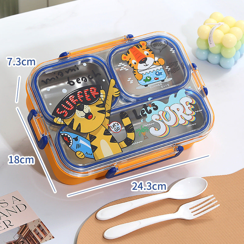 Fun-Themed Multi-Section Lunch Container — product view 5