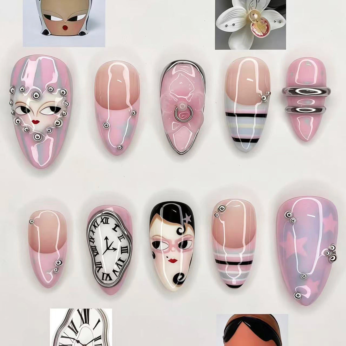 Decorative Press-On Nail Art Kit — product view 1