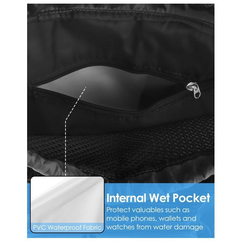 Sporty Mesh Snorkel Backpack LoungeYard — product view 3