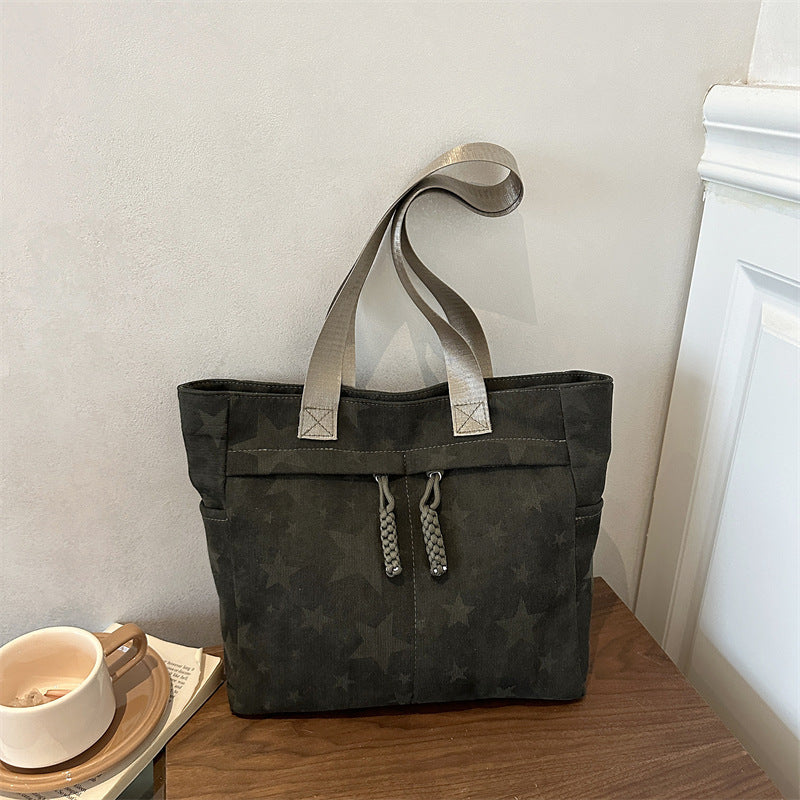 Stylish Star-Patterned Tote Bag — product view 4