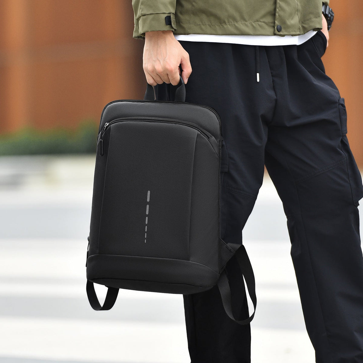 Business Rucksack with Modern Design and Multiple Compartments LoungeYard — product view 2